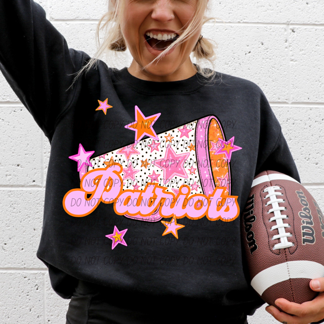 Pink Cheer DTF Print