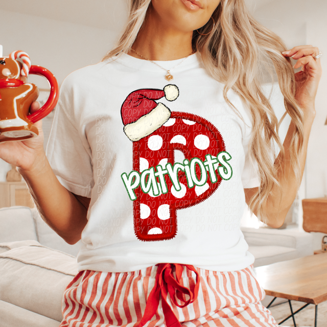 Christmas School Spirit DTF Print