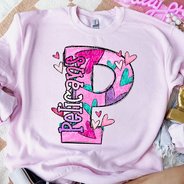 Valentine's Day Mascots DTF Print