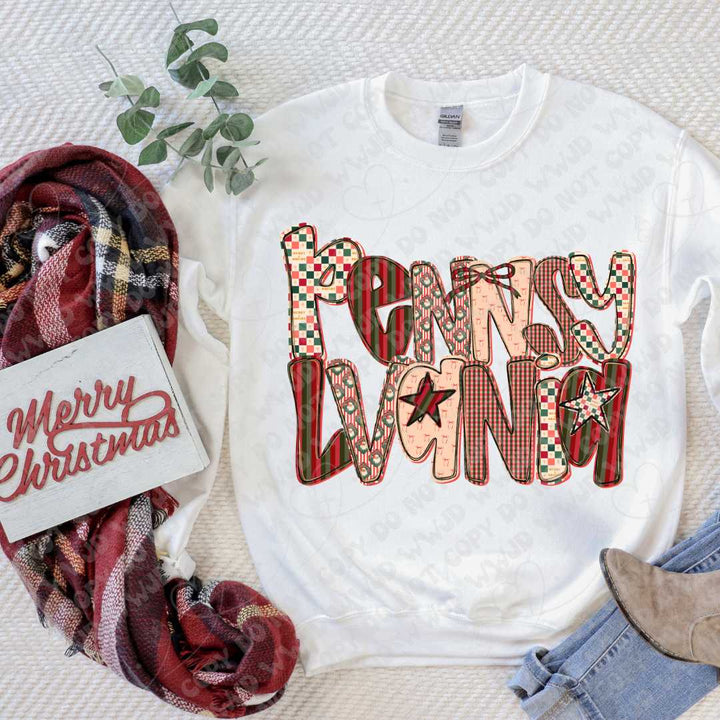 Merry State Alpha DTF Print