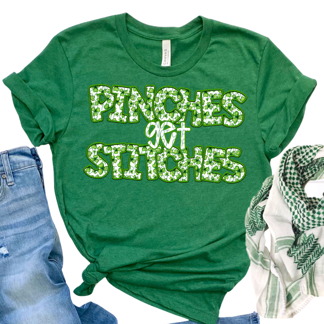 Pinches Get Stitches Clover DTF Print