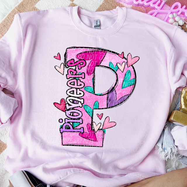 Valentine's Day Mascots DTF Print