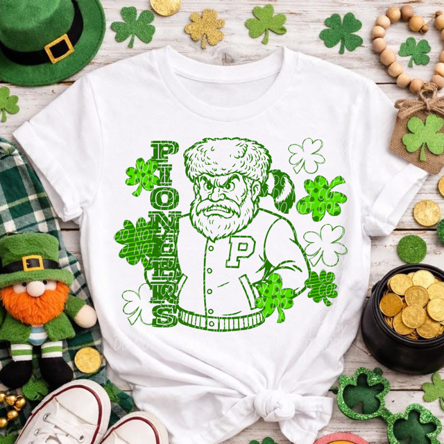 Letterman Clover Mascots DTF Prints