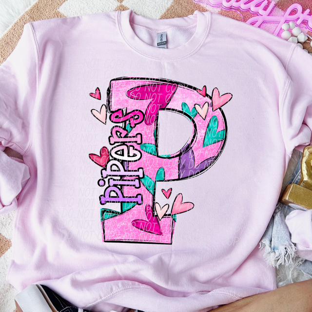 Valentine's Day Mascots DTF Print