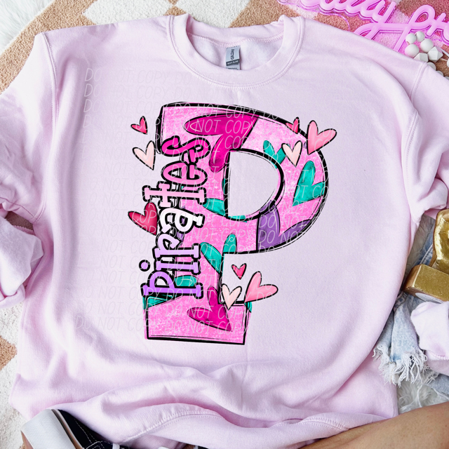 Valentine's Day Mascots DTF Print