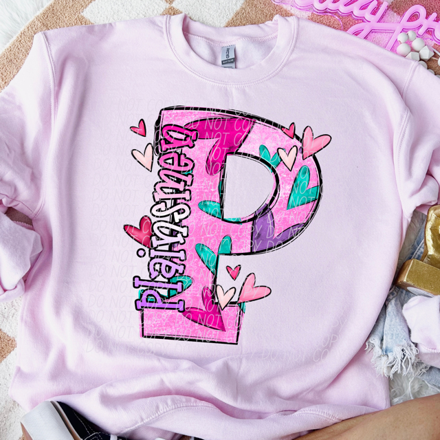 Valentine's Day Mascots DTF Print