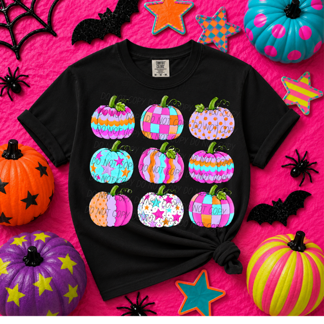 Preppy Pumpkin DTF Print