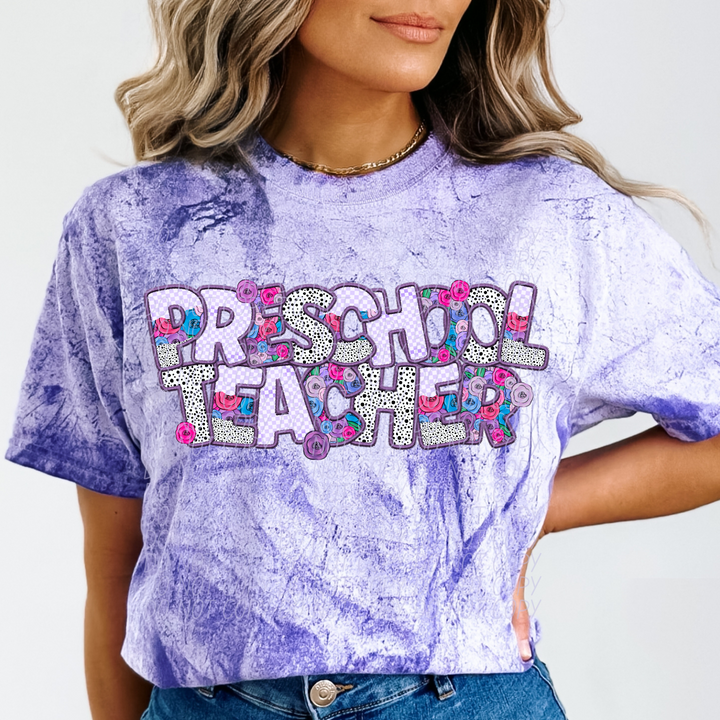 Pretty In Purple School Careers DTF Print