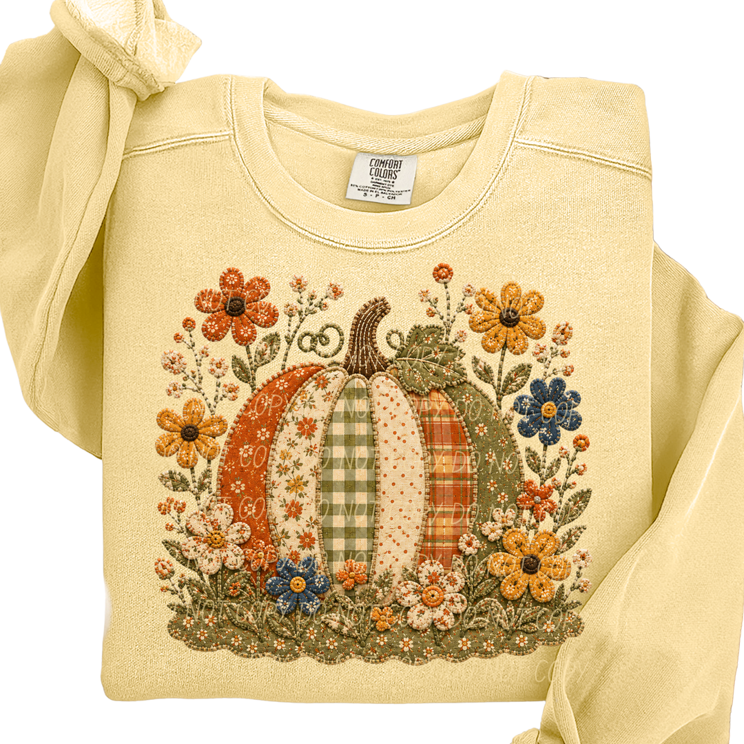Fall Flowers DTF Print
