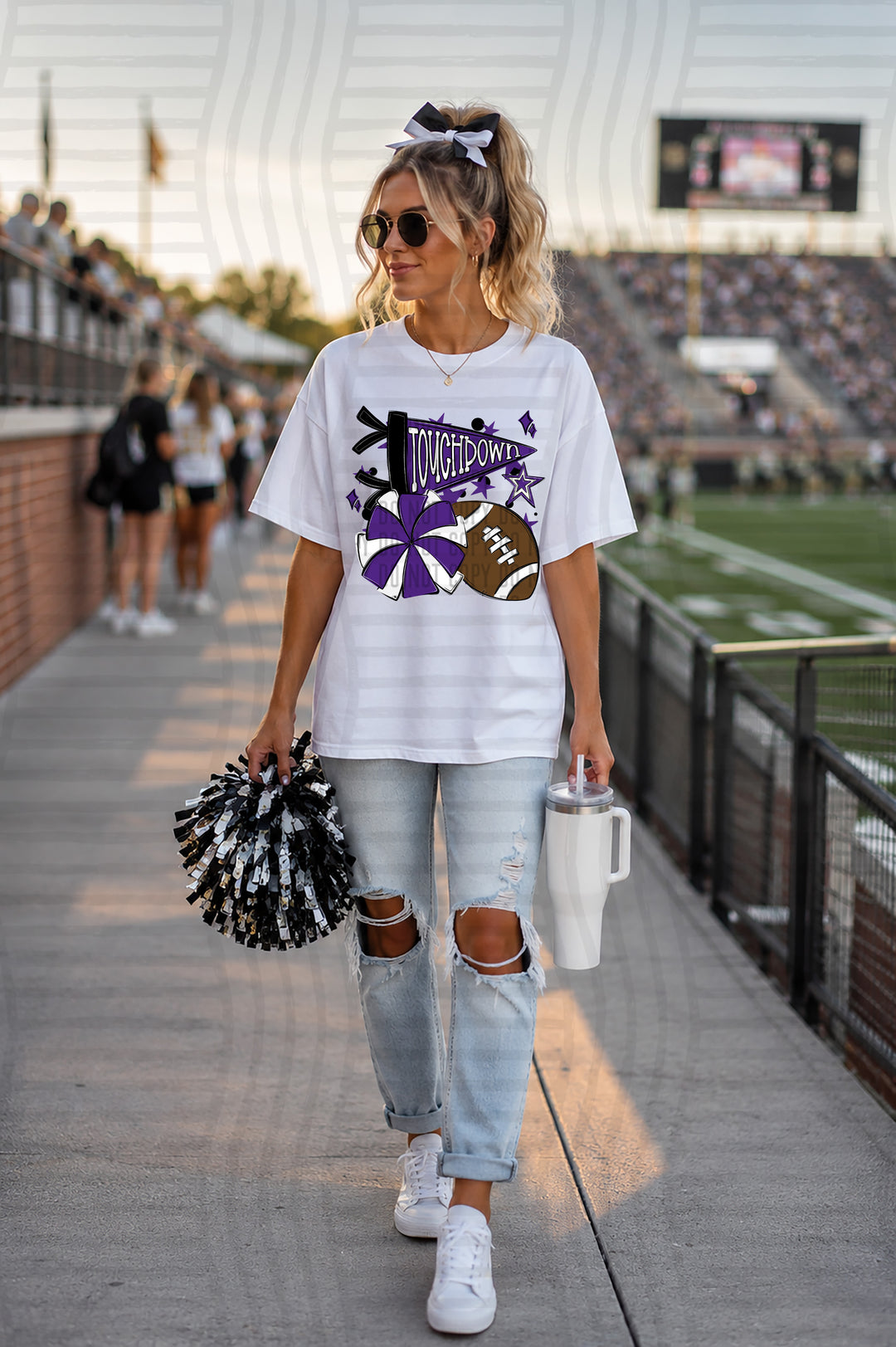 Touchdown Pom DTF Print