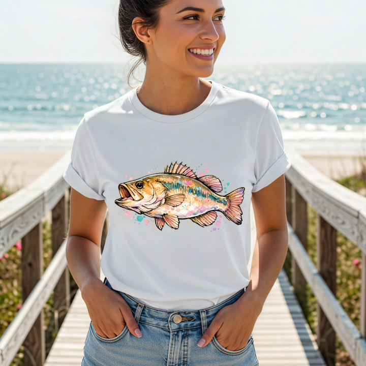 Painterly Fish DTF Print