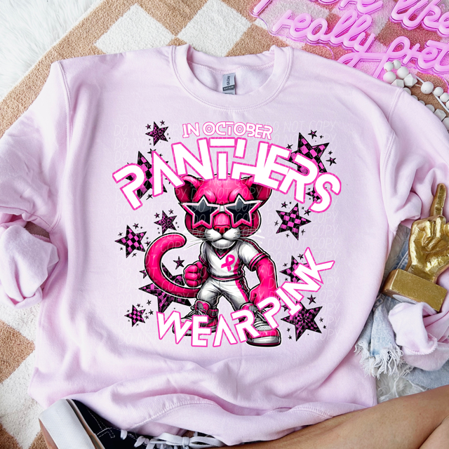 In October We Wear Pink - Mascots DTF Print