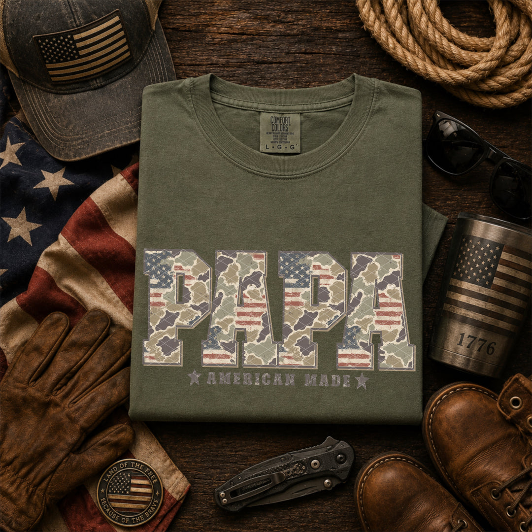 Camo Patriotic Men Collection DTF Print