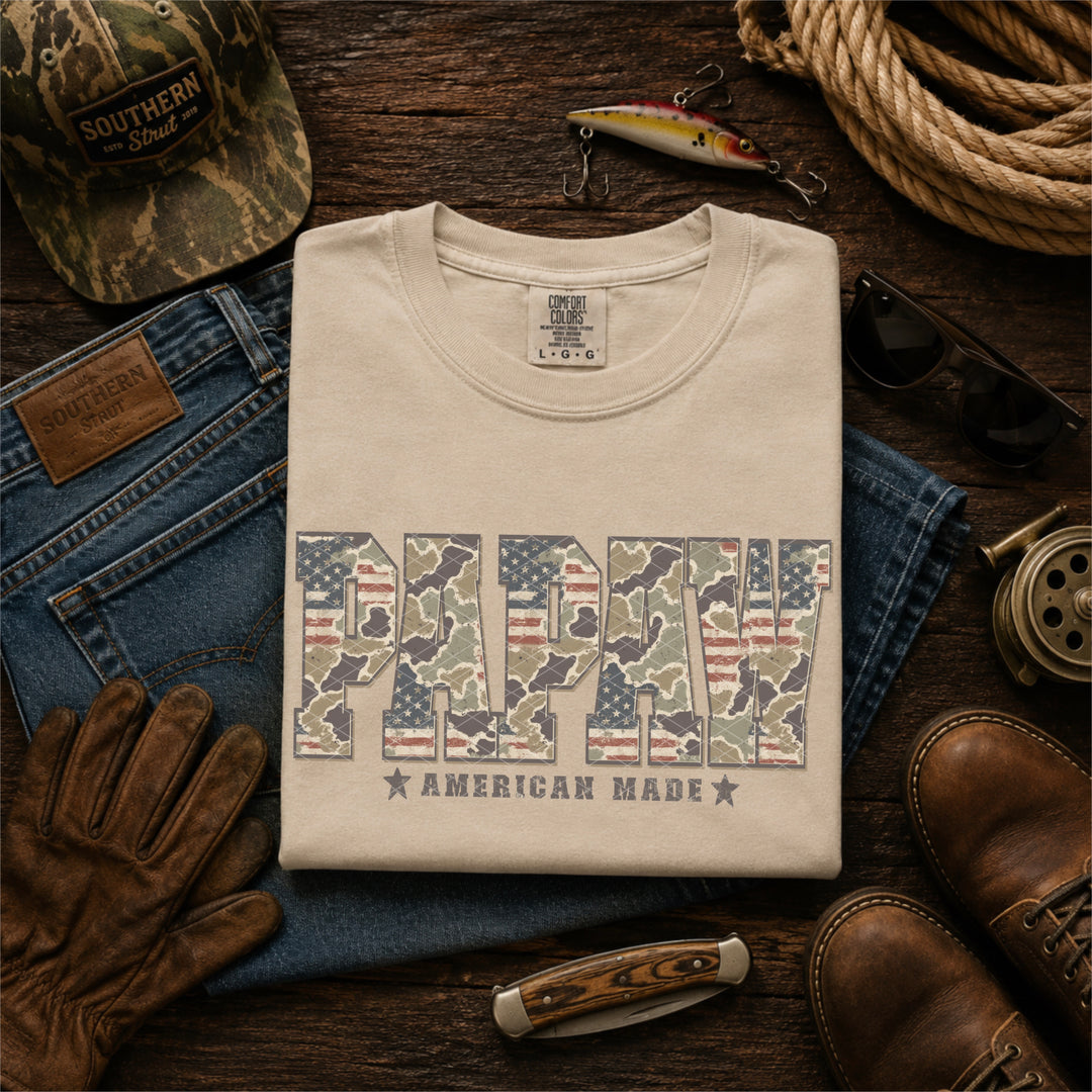 Camo Patriotic Men Collection DTF Print