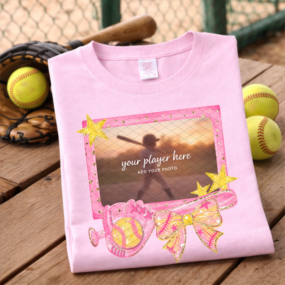 Photo Softball DTF Print