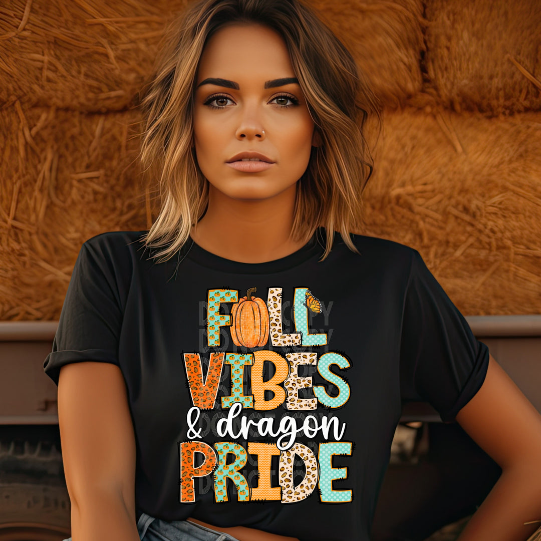 Fall Mascot Vibes DTF Print