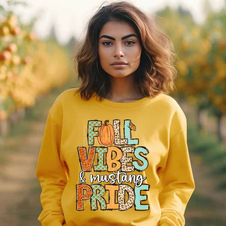 Fall Mascot Vibes DTF Print