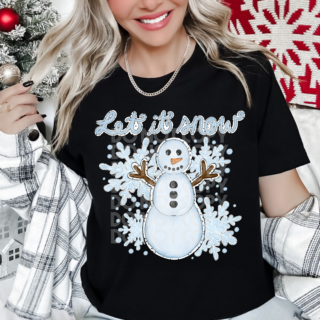 Let it Snow DTF Print