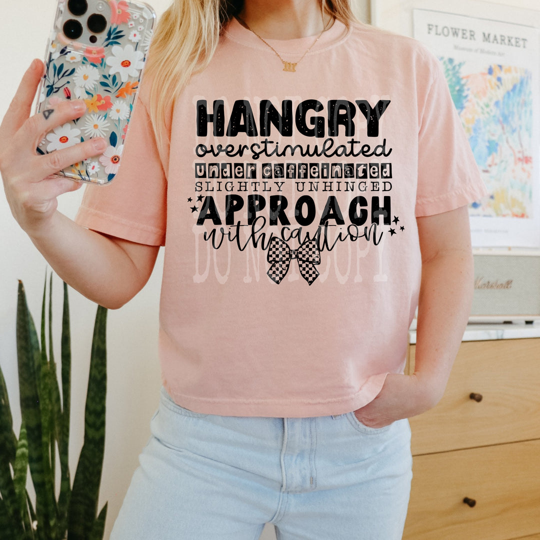 Hangry Overstimulated DTF Print