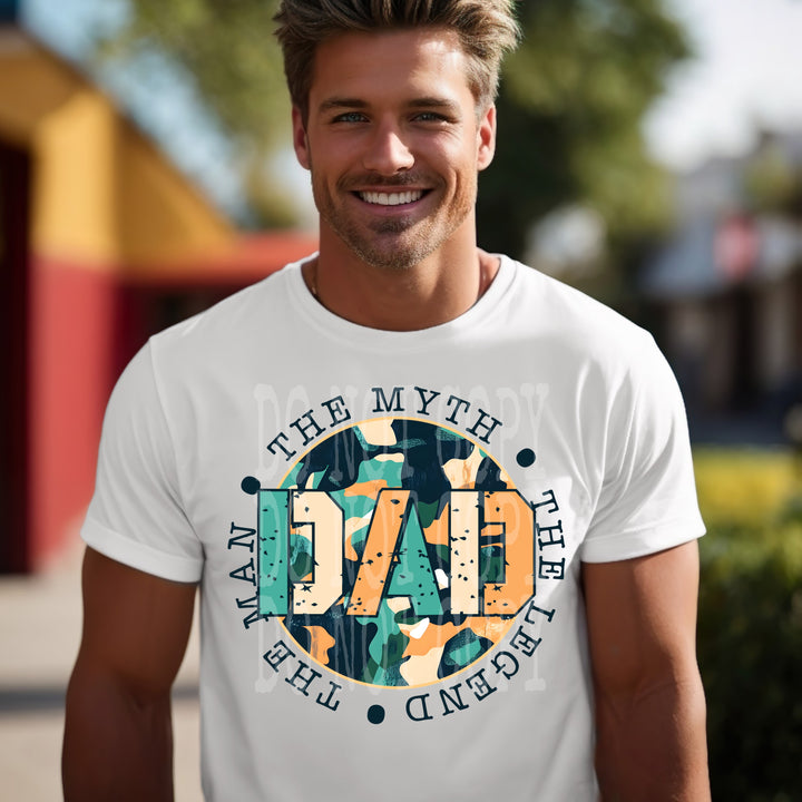 The Man the Myth (Titles) DTF Print