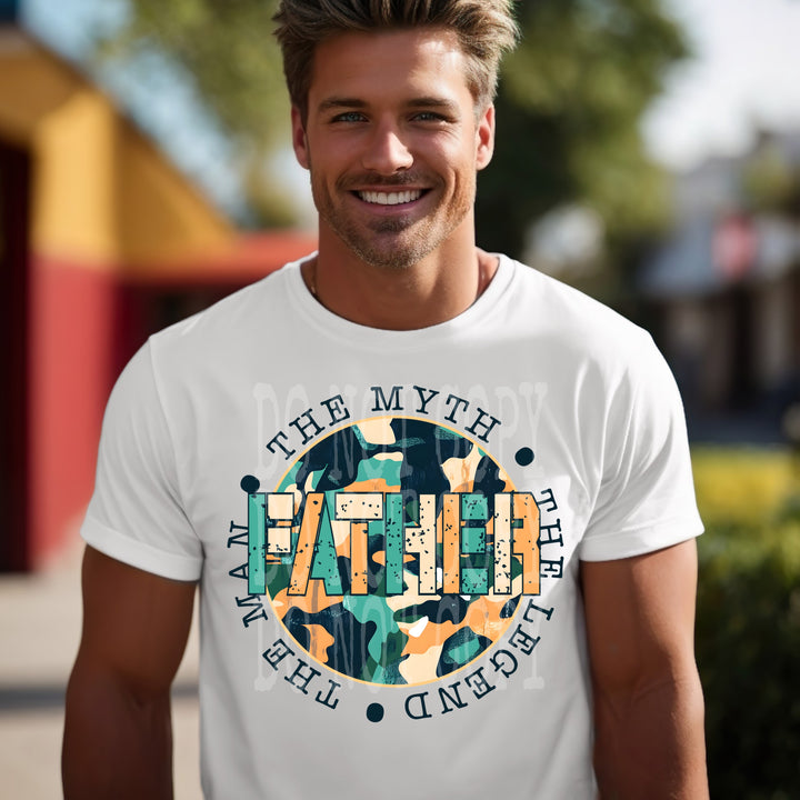 The Man the Myth (Titles) DTF Print
