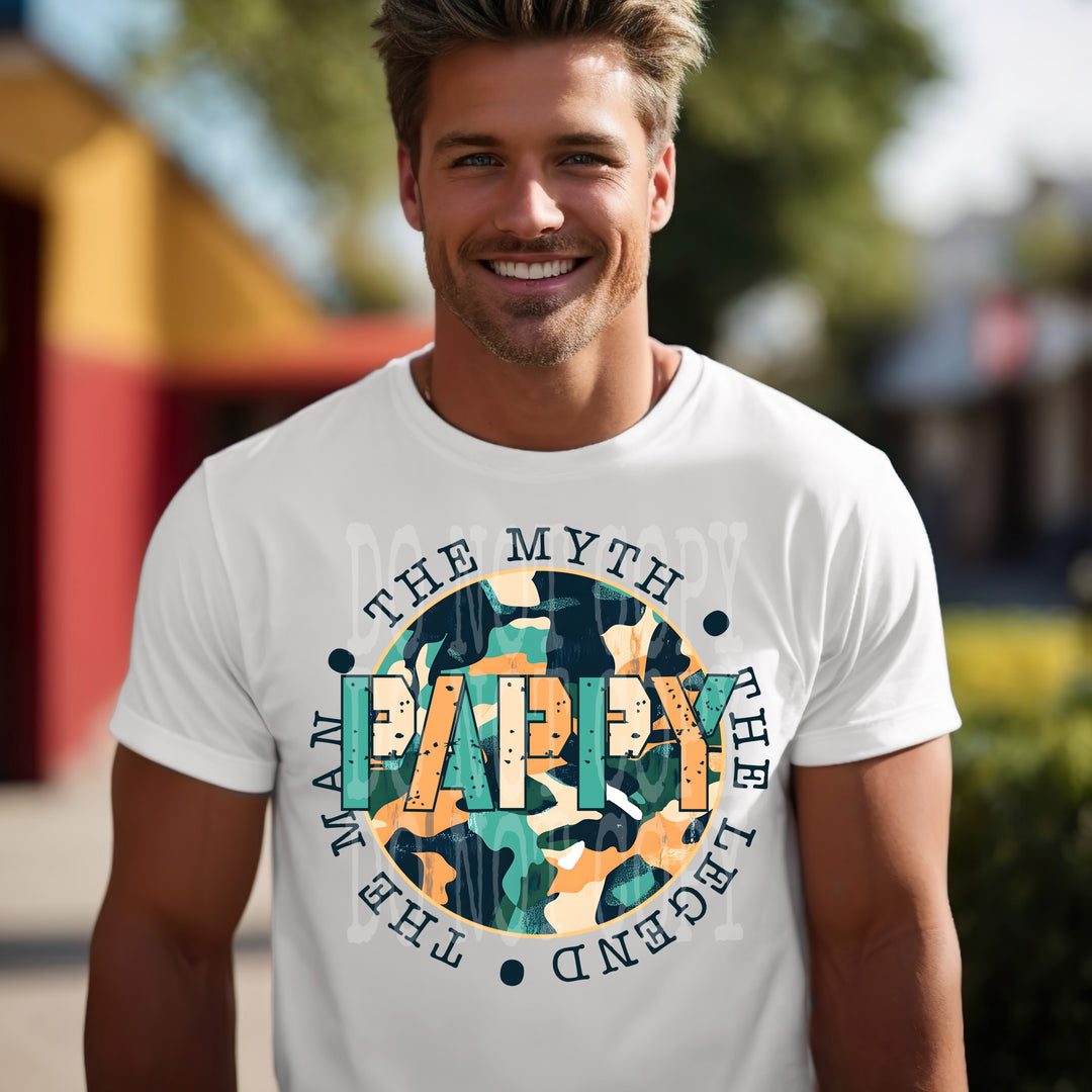 The Man the Myth (Titles) DTF Print