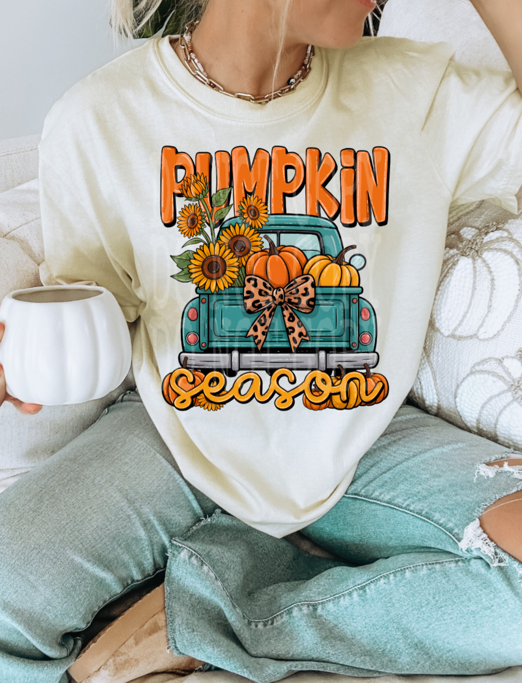 Pumpkin Season DTF Print