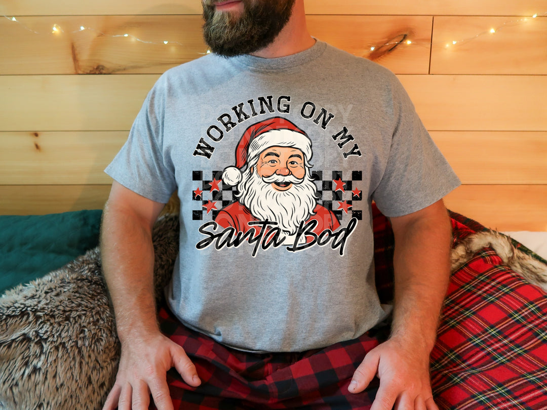 Working on my Santa Bod DTF Print