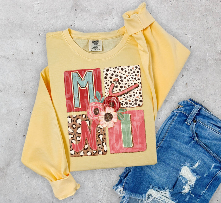 Mama and Mini Floral DTF Print