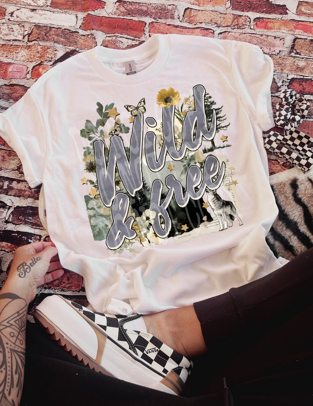 Wild and Free DTF Print