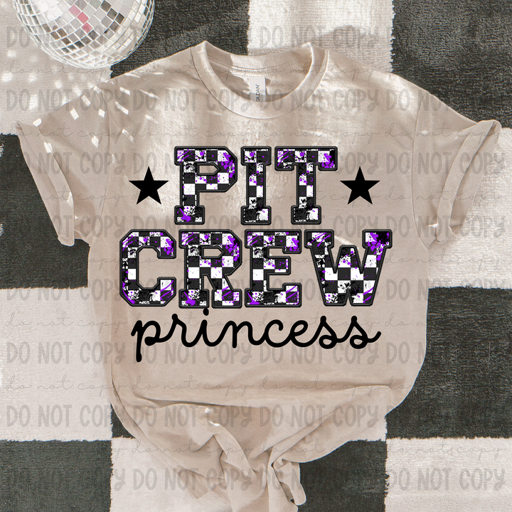 Pit Crew Princess DTF Print