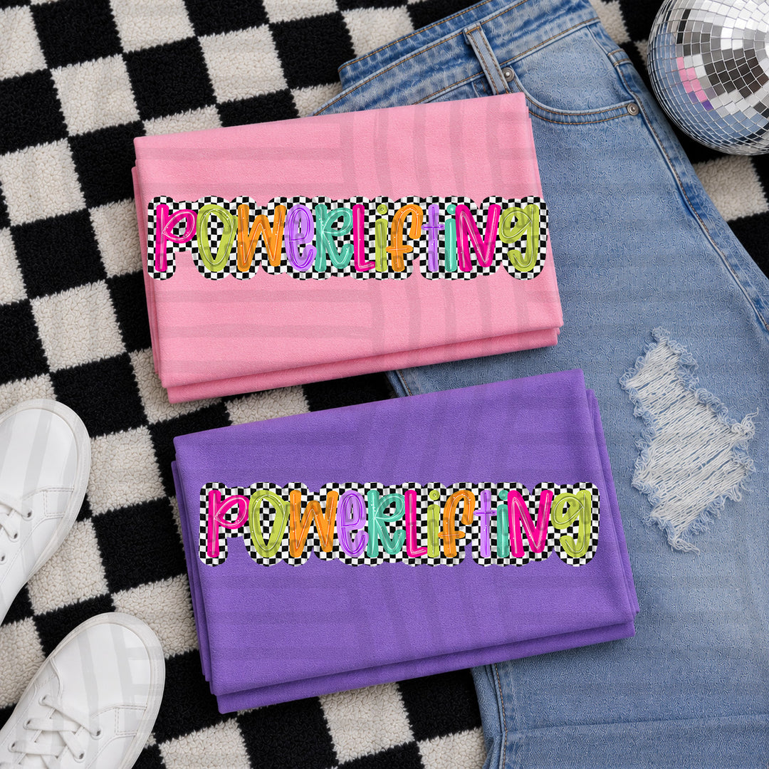 Simply Checkered Sports DTF Print