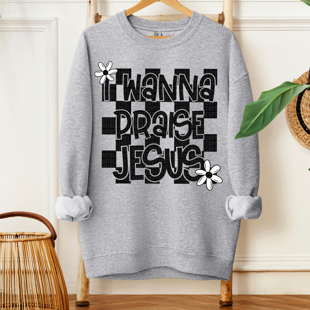 Praise Jesus DTF Print