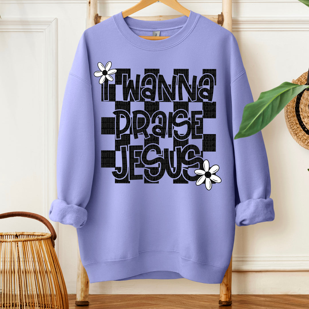 Praise Jesus DTF Print