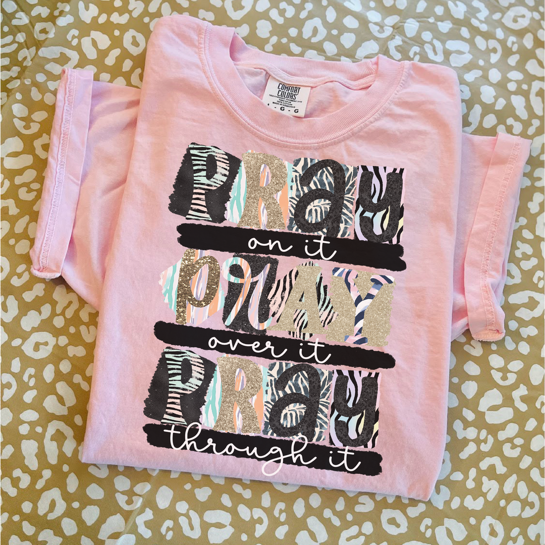 Pray Animal Print DTF Print