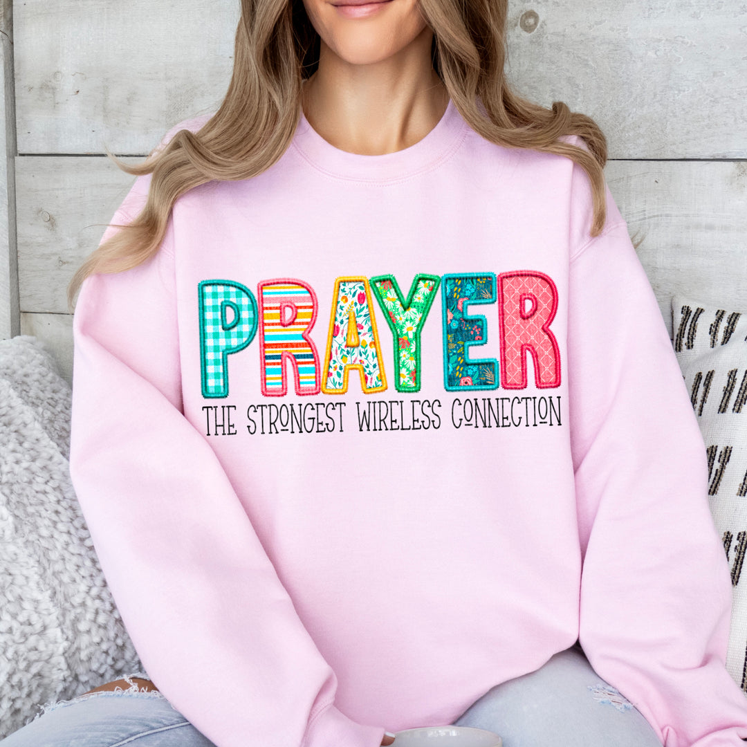 Prayer Strongest Wireless Connection DTF Print