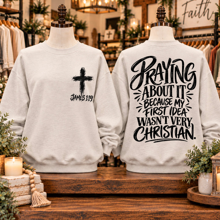 Pray About It DTF Print