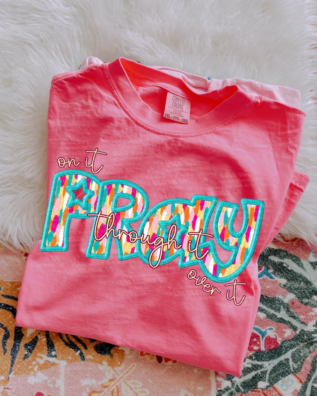 Pray Through DTF Print