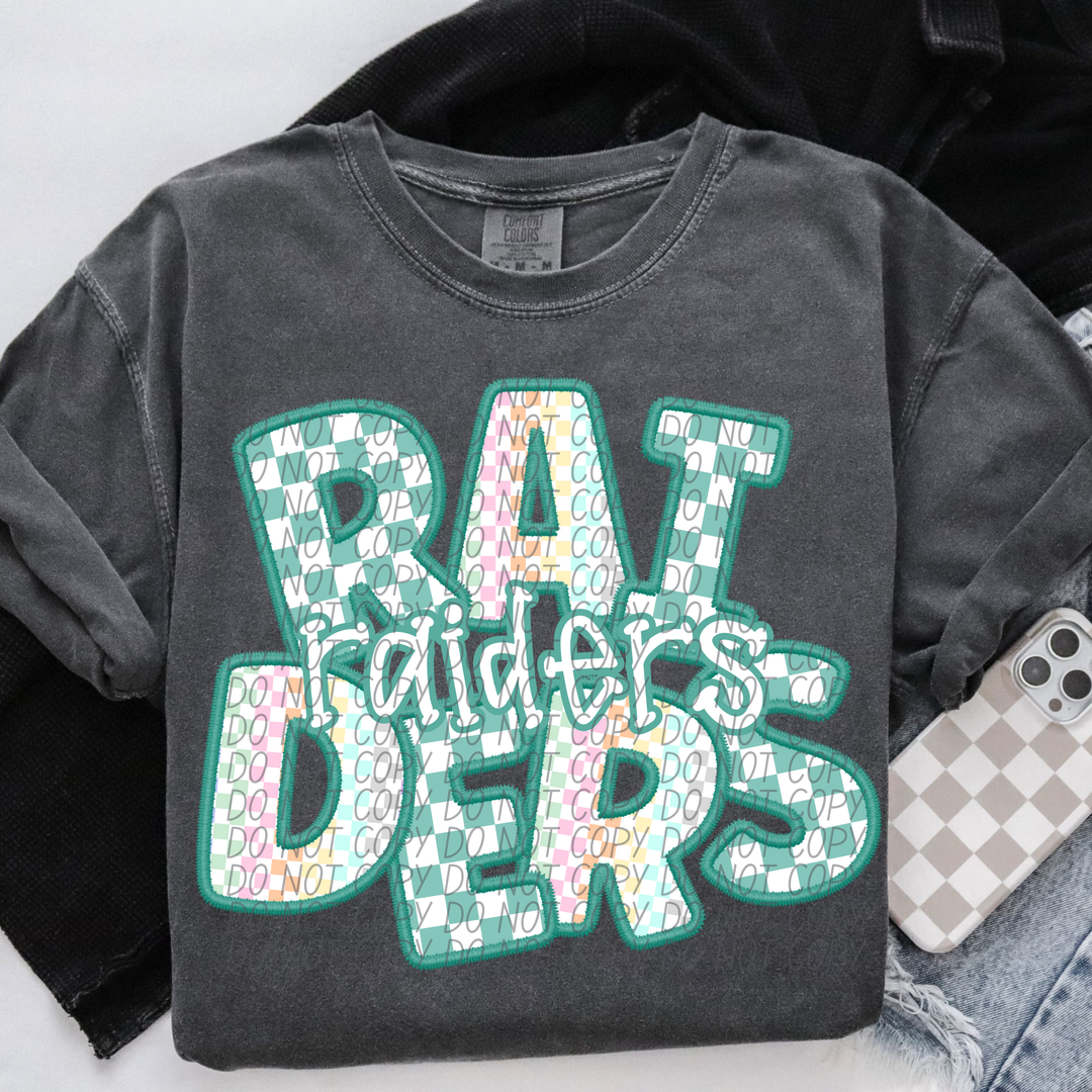 Spring Checker Mascots Youth DTF Print