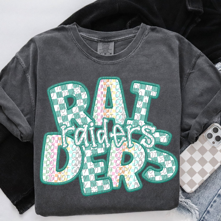 Spring Checker Mascots Youth DTF Print