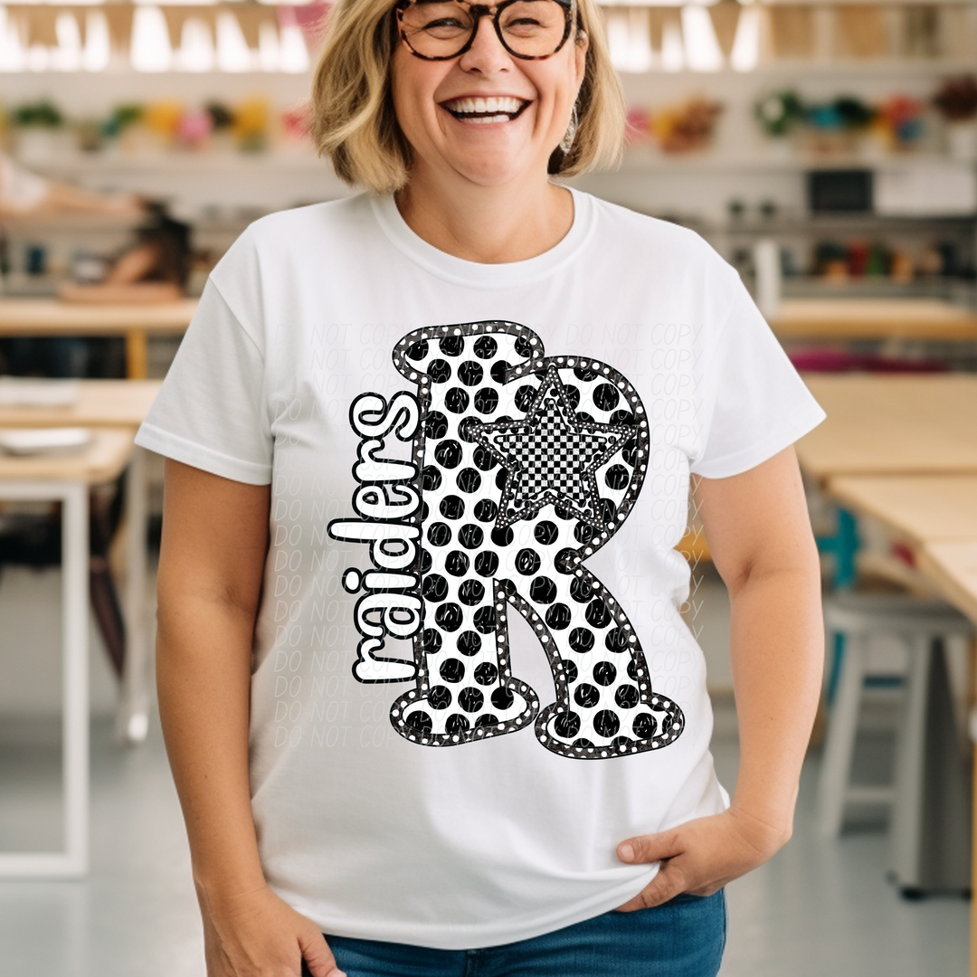 Polka Dot Mascots Youth DTF Print