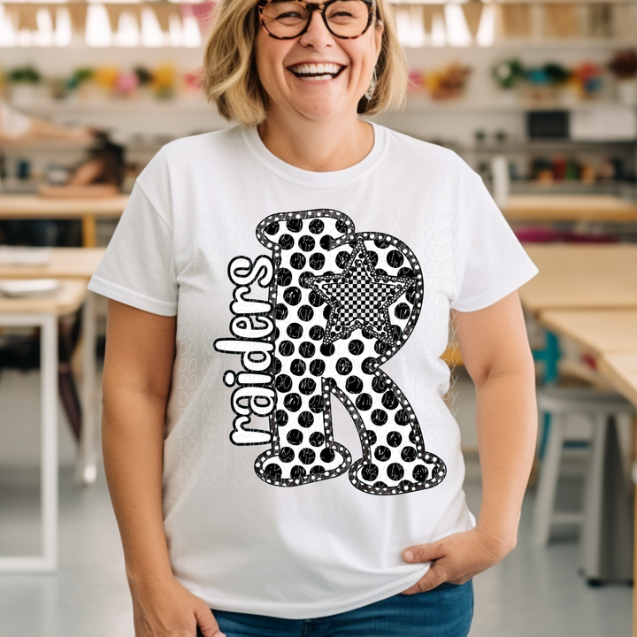 Polka Dot Mascots Youth DTF Print
