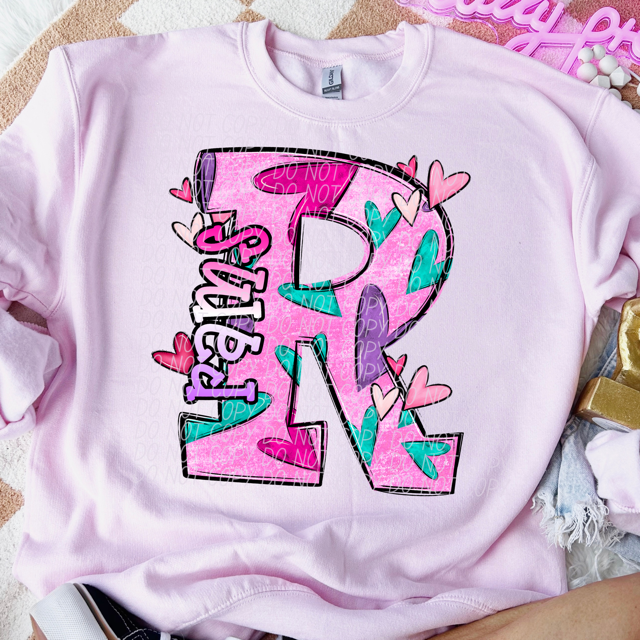 Valentine's Day Mascots DTF Print