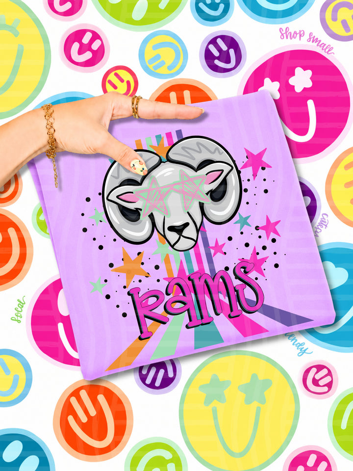 Starry Eyes Rainbow Mascots DTF Print