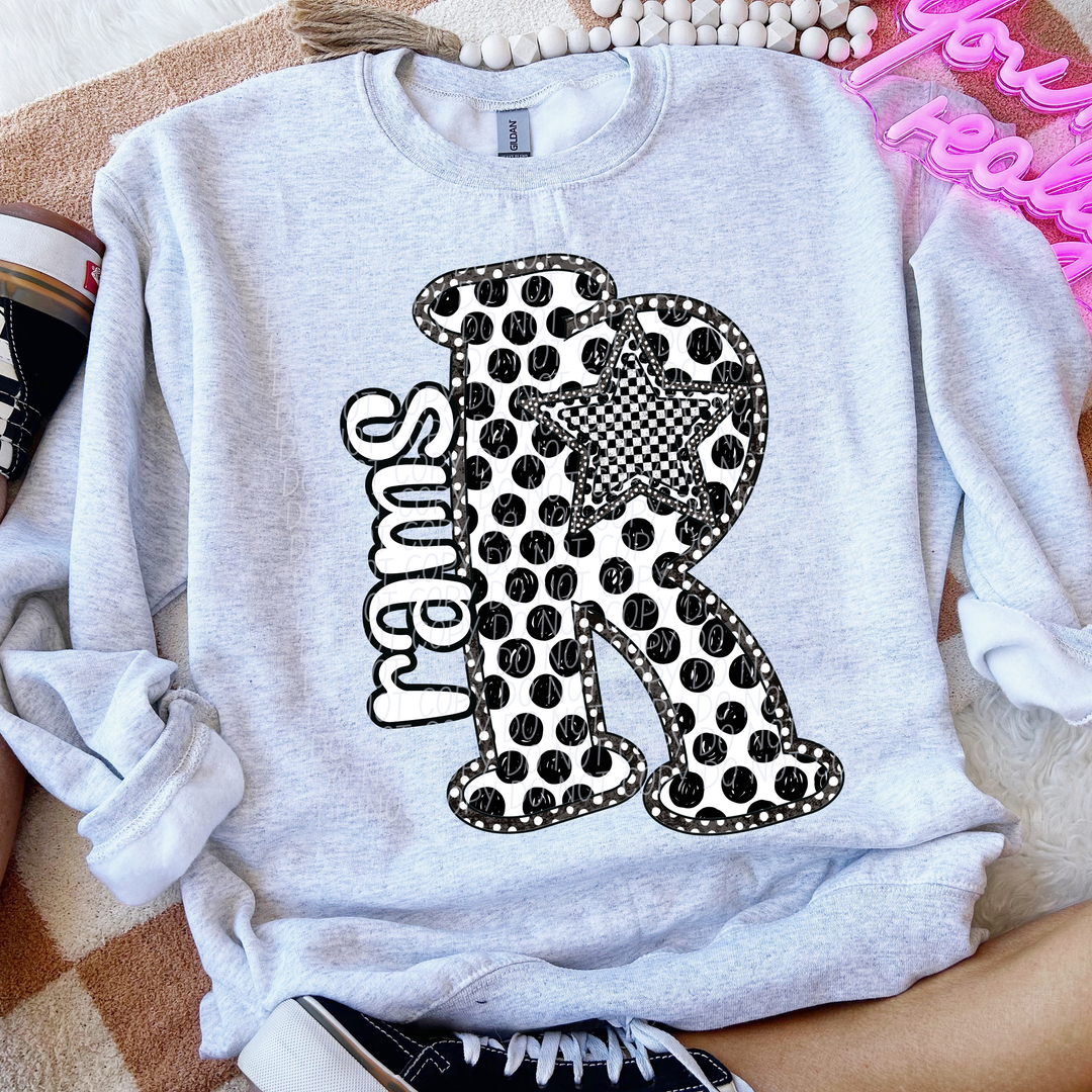 Polka Dot Mascots Youth DTF Print