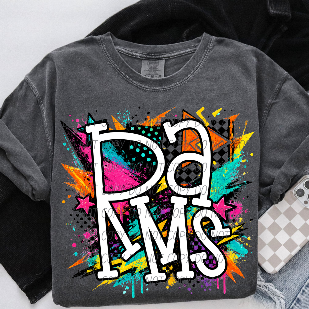 Totally Tubular Mascots DTF Print