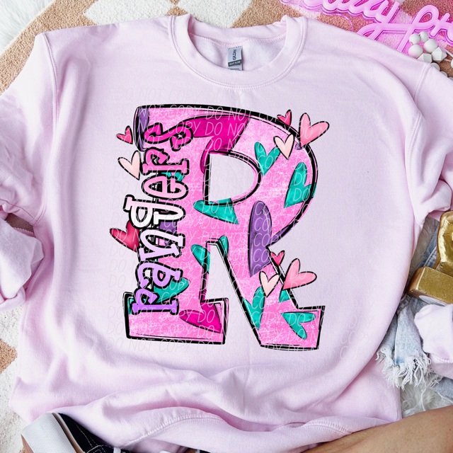 Valentine's Day Mascots DTF Print