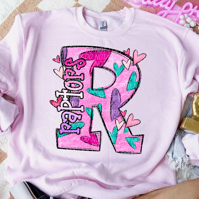 Valentine's Day Mascots DTF Print