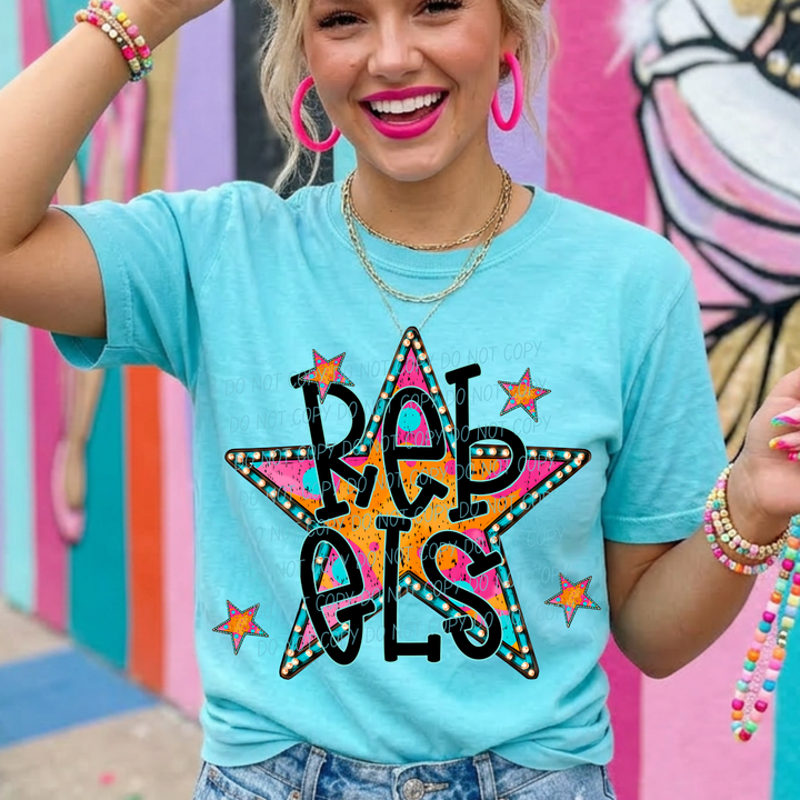 Walk of Fame Mascots DTF Print