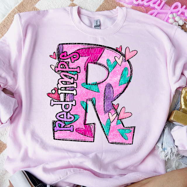 Valentine's Day Mascots DTF Print